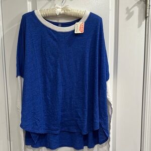 FP Movement by Free People Royal Blue Long Sleeve Tee